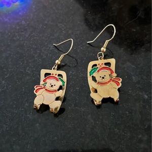 Vintage Christmas earrings